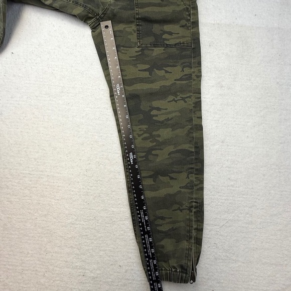 Liverpool women 8/29 ‎ Camo Cargo Pants  green petite siz 8 short - Picture 4 of 10